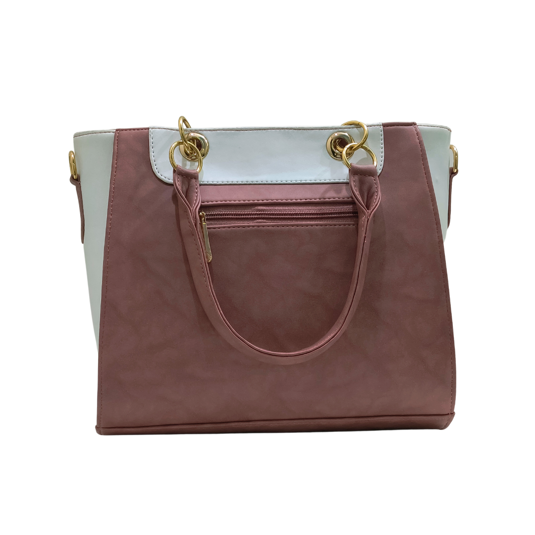 Stylish Two-Tone Women’s Handbag