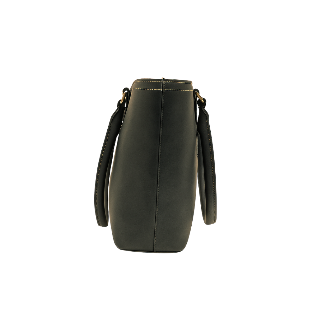 Chic Faux Leather Tote Bag
