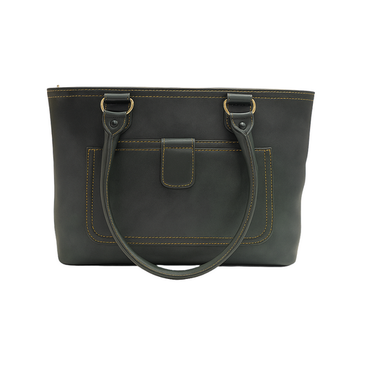 Chic Faux Leather Tote Bag